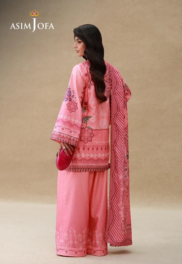 AJULSC-09 Embroidered Crepe Silk - SKU: AJULSC-09-UNS