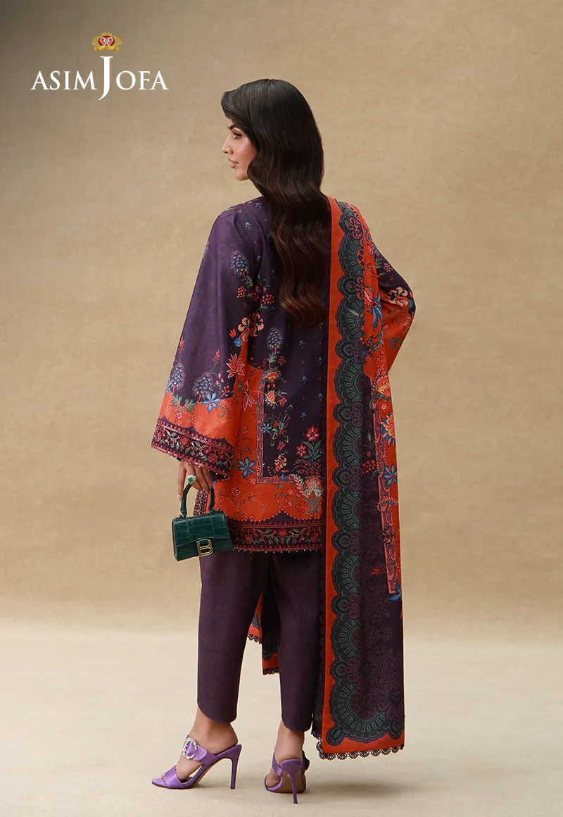 AJULSC-10 Embroidered Crepe Silk - AJULSC-10-UNS