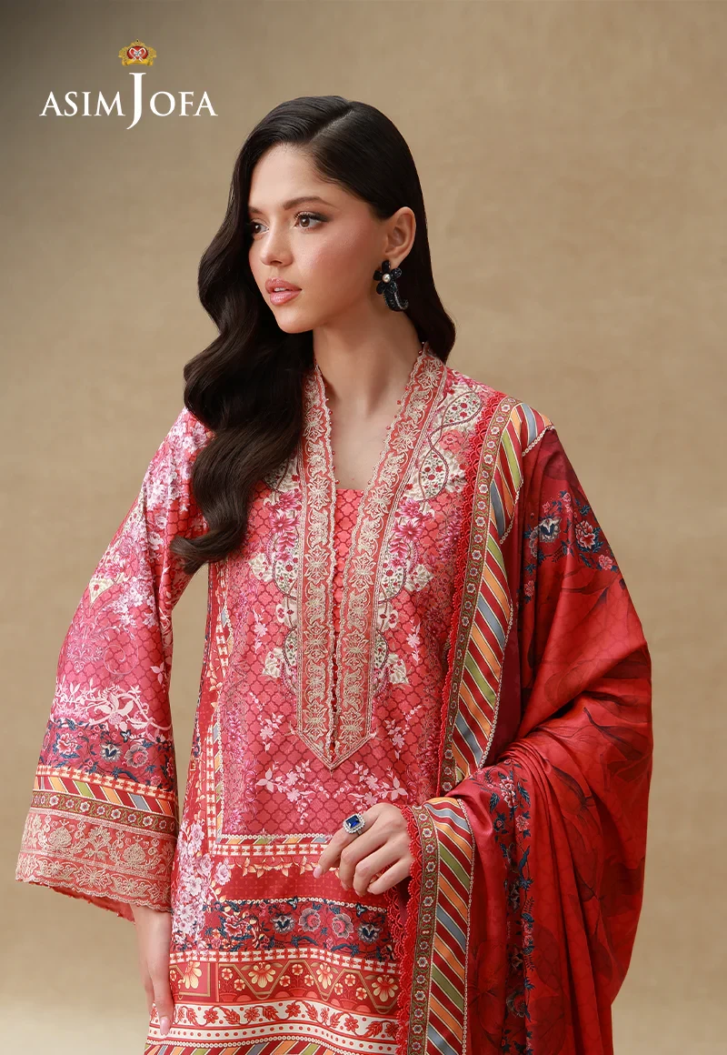 AJULSC-04 Embroidered Crepe Silk -  AJULSC-04-UNS