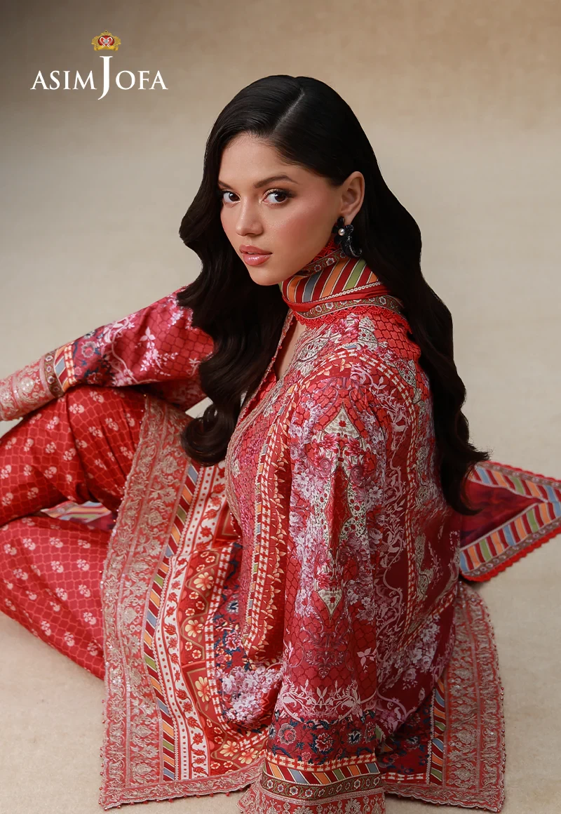 AJULSC-04 Embroidered Crepe Silk -  AJULSC-04-UNS