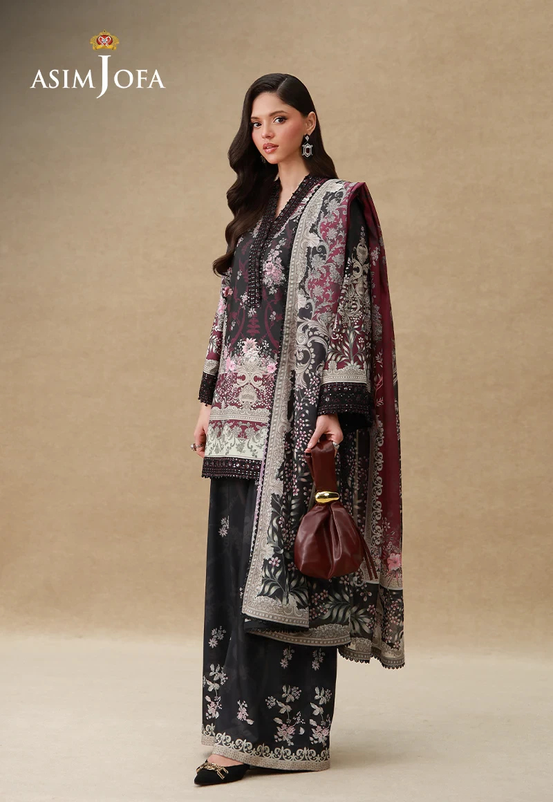 AJULSC-08 Embroidered Raw Silk - AJULSC-08-UNS