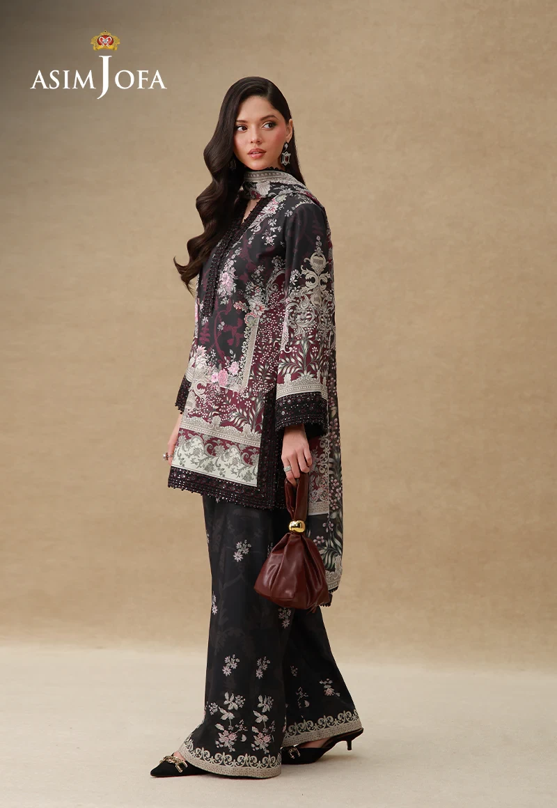 AJULSC-08 Embroidered Raw Silk - AJULSC-08-UNS