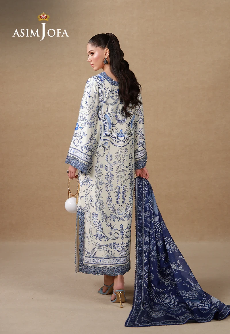 AJULSC-05 Embroidered Charmeuse Silk - AJULSC-05-UNS