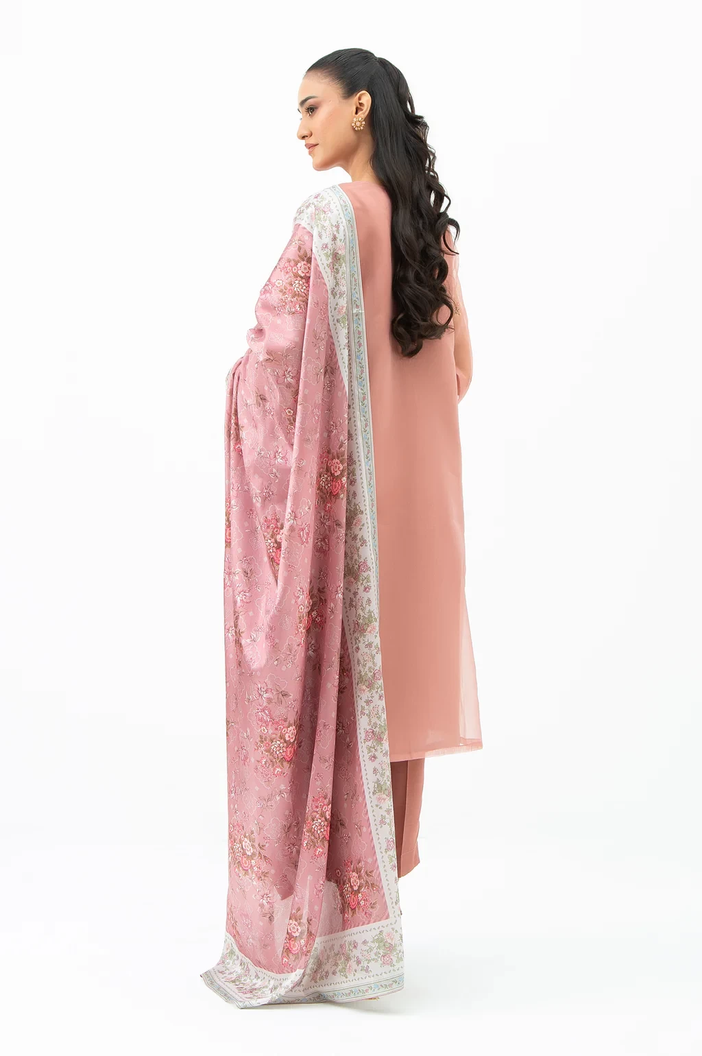 EMBROIDERED ORGANZA 3 PIECE SUIT - WUM35240