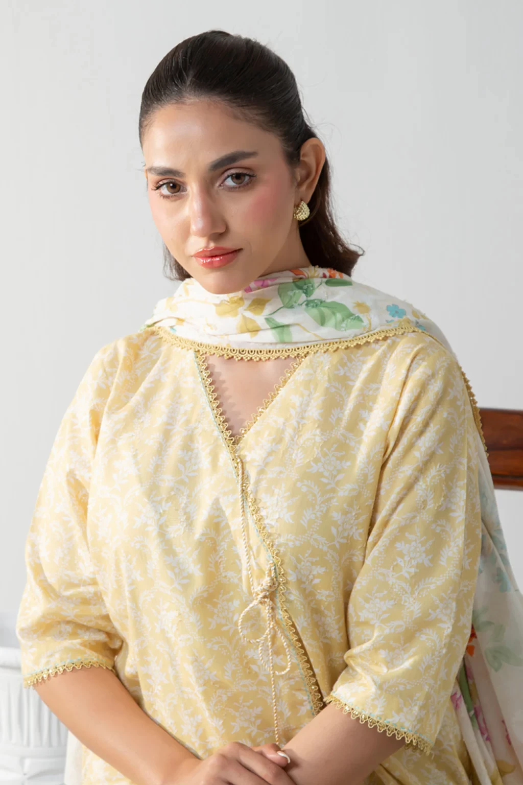 PRINTED JACQUARD 3 PIECE SUIT - WFM35687