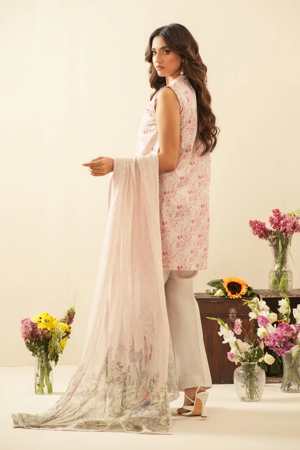 PRINTED LAWN 3 PIECE SUIT - WFM36102