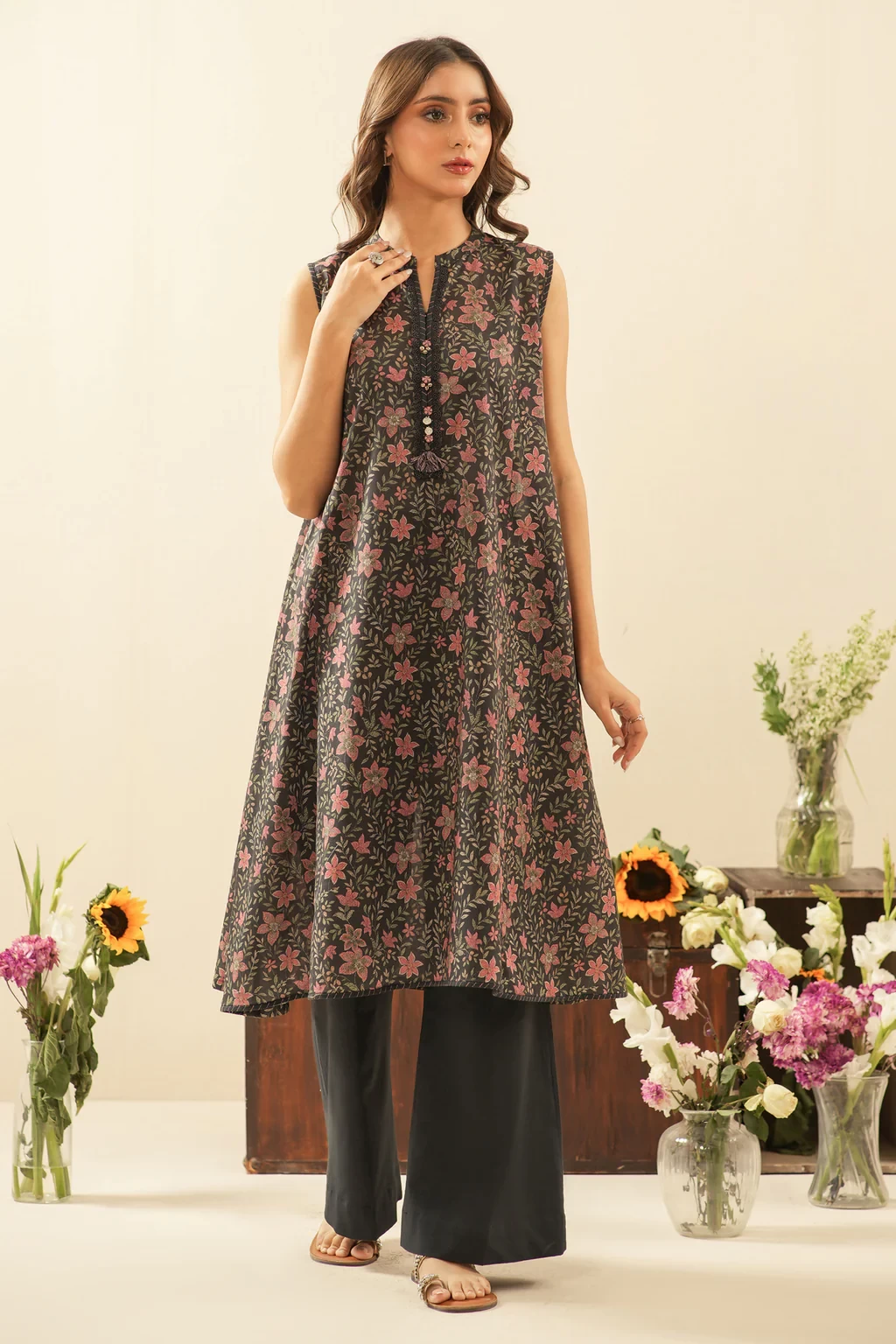 PRINTED LAWN 3 PIECE SUIT - WFM36105