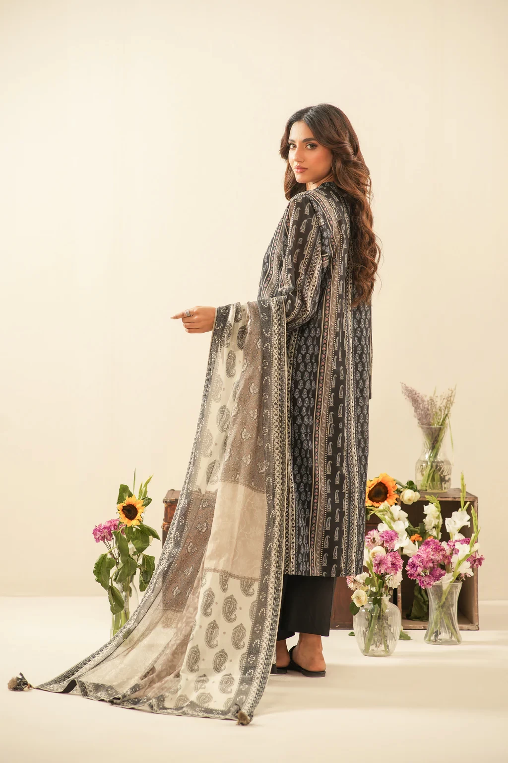PRINTED LAWN 3 PIECE SUIT - WFM36106