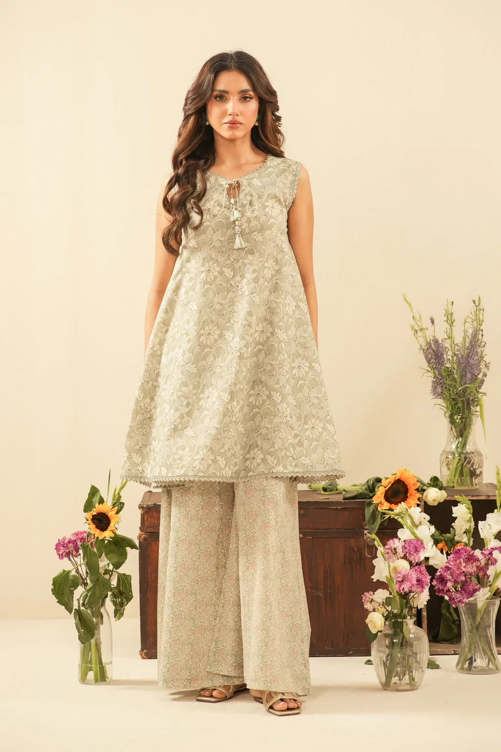 PRINTED LAWN 3 PIECE SUIT - WFM36110