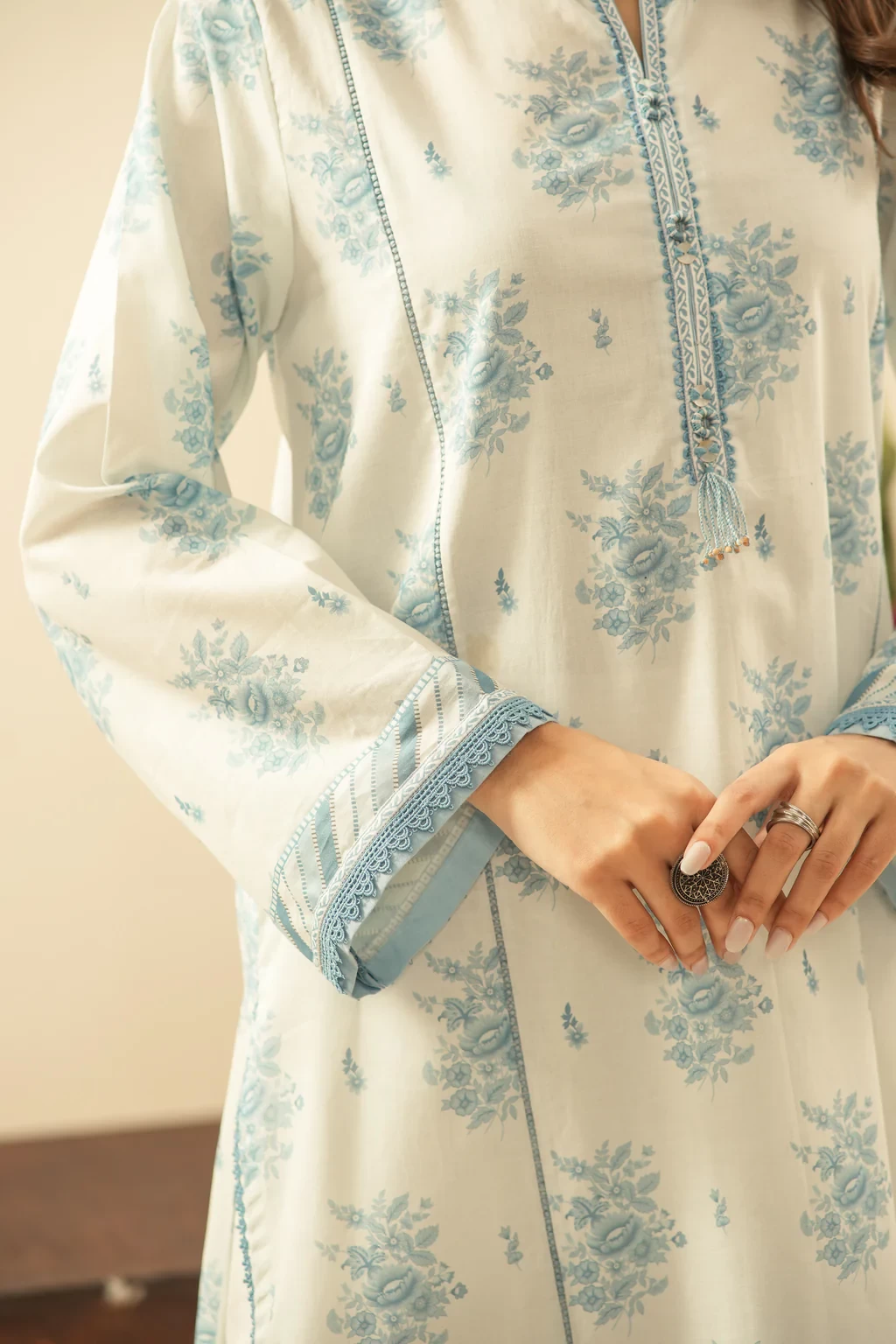 PRINTED LAWN 3 PIECE SUIT - WFM36114