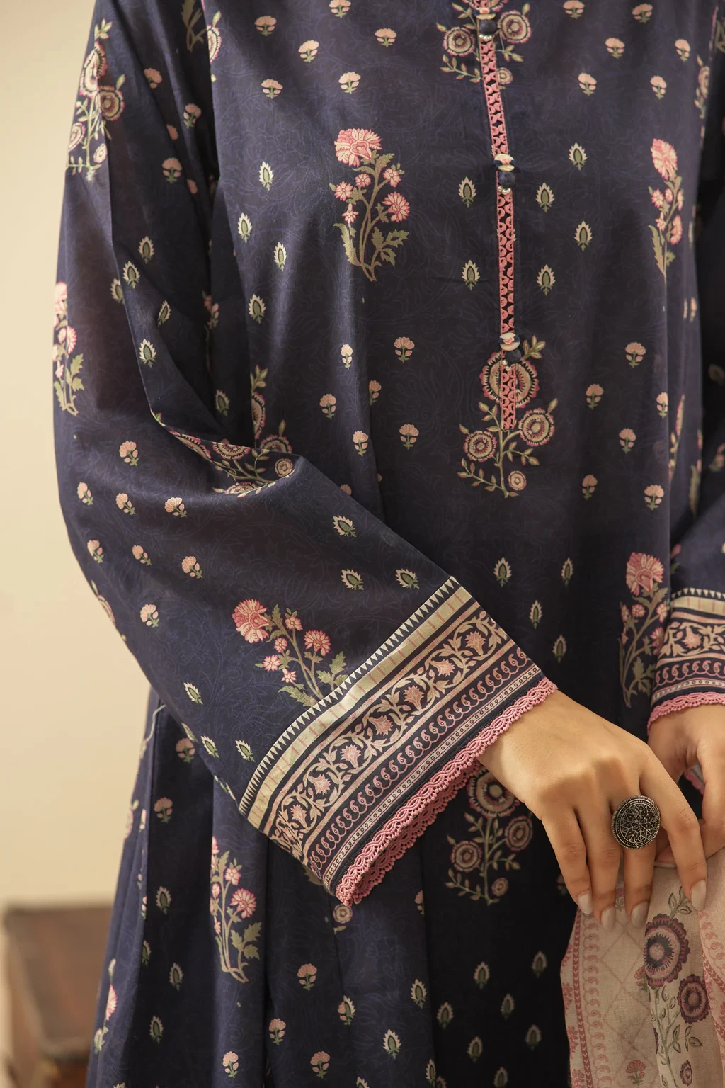 PRINTED LAWN 3 PIECE SUIT - WFM36117