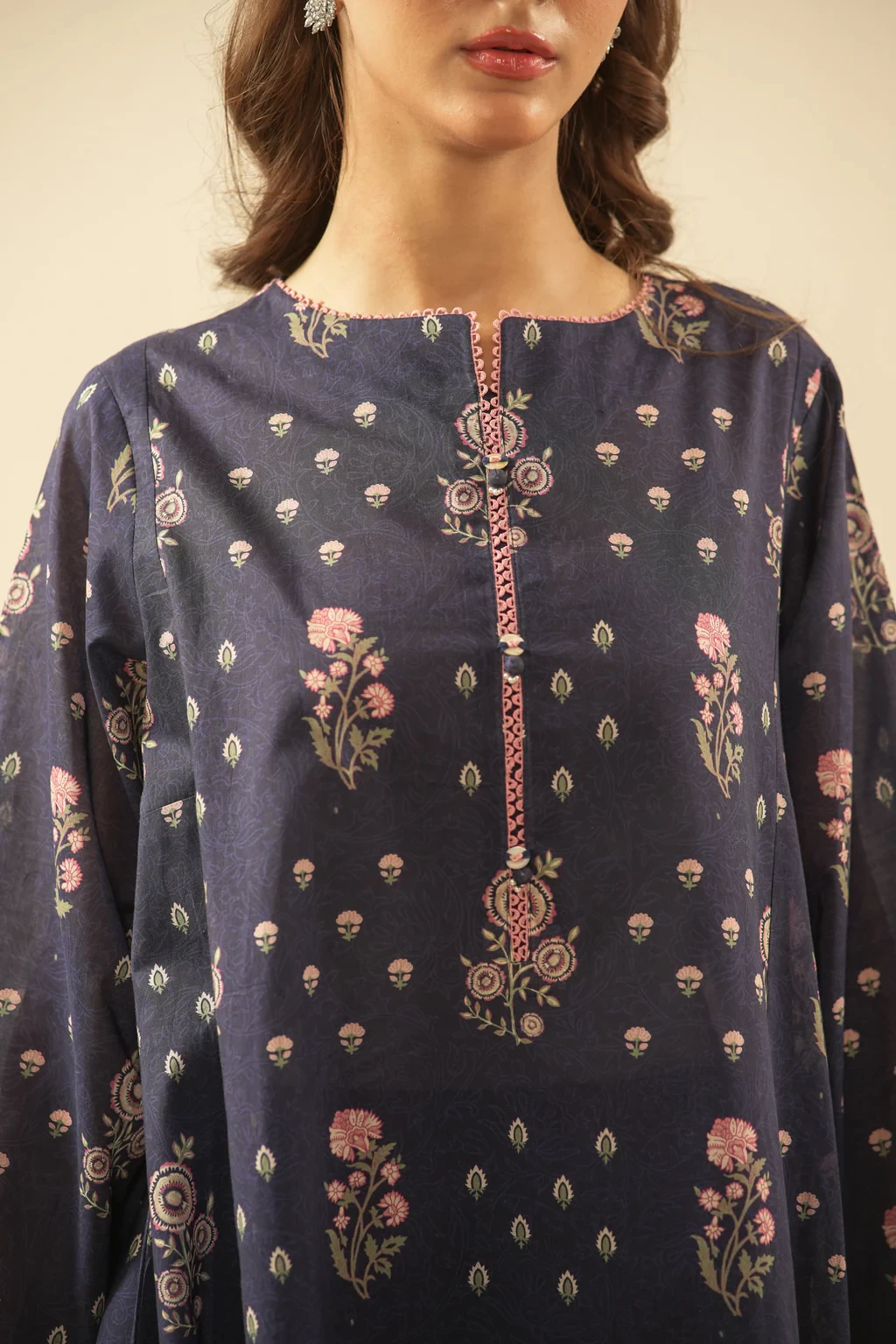PRINTED LAWN 3 PIECE SUIT - WFM36117