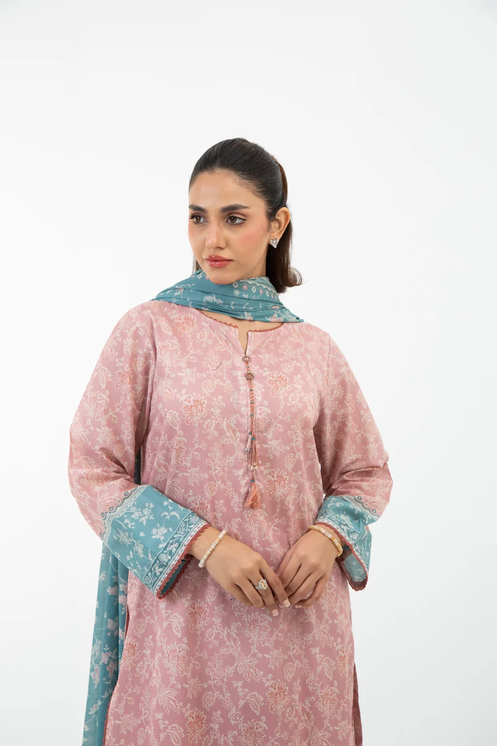 PRINTED LAWN 3 PIECE SUIT - WFM35527