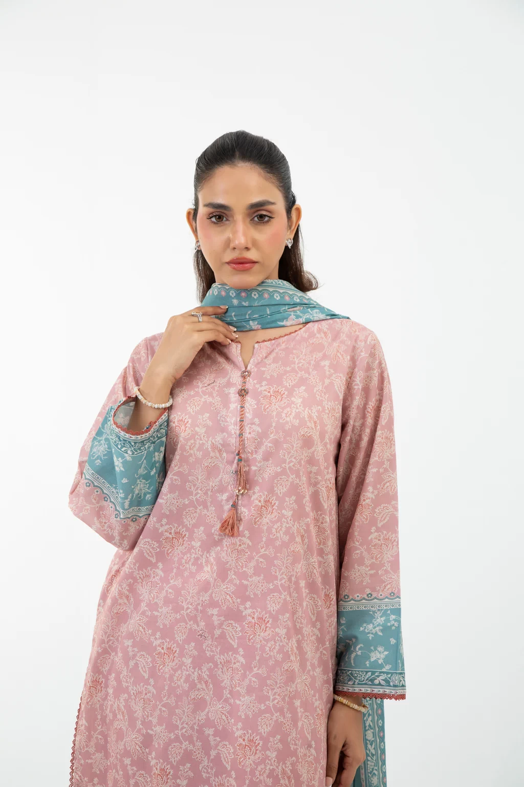 PRINTED LAWN 3 PIECE SUIT - WFM35527