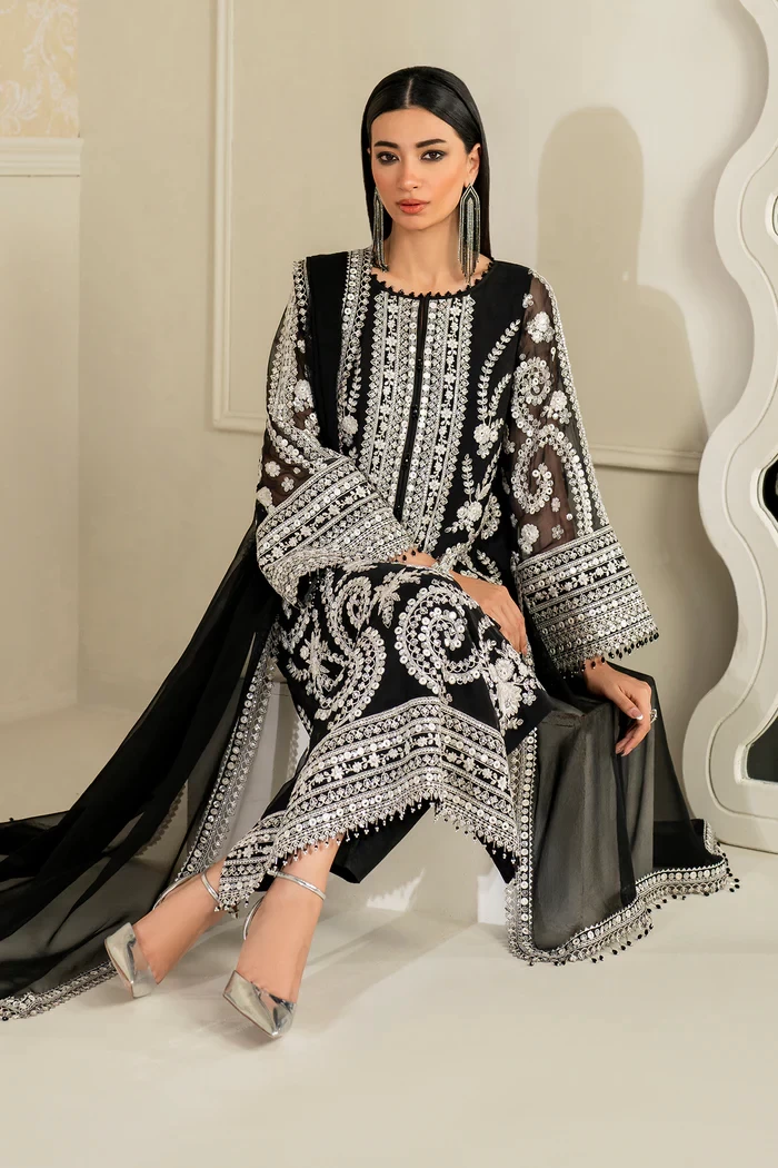 EMBROIDERED CHIFFON UF-4158 - EFUF4158