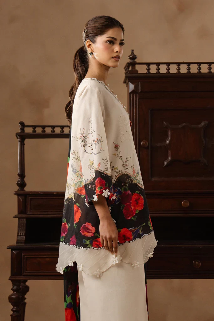 Muzlin Lawn 3 Piece Suit - SKU: M261-020A-CI