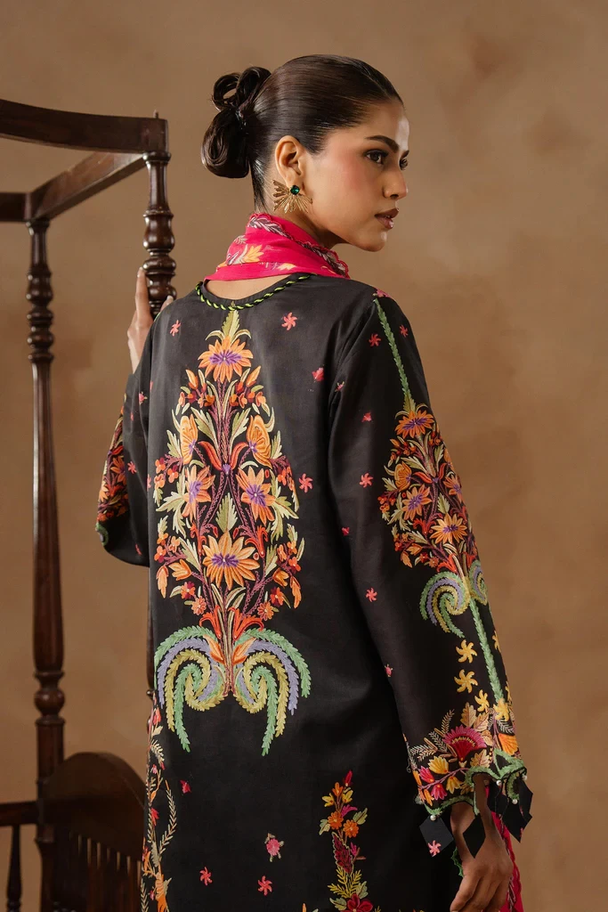 Muzlin Lawn 3 Piece Suit - SKU: M261-018B-CI