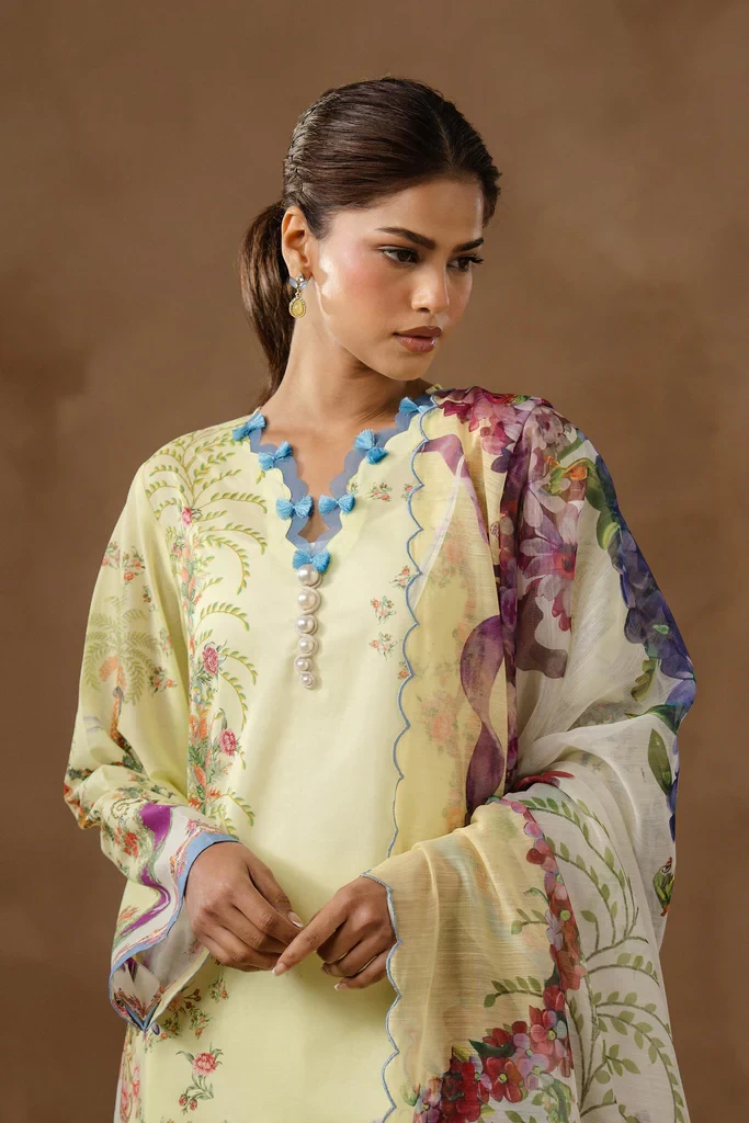 Muzlin Lawn 3 Piece Suit - SKU: M261-017B-AU