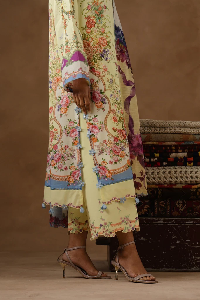 Muzlin Lawn 3 Piece Suit - SKU: M261-017B-AU