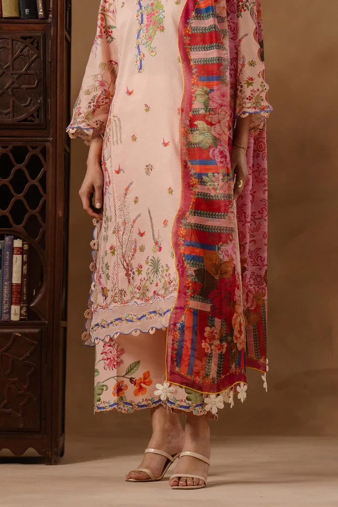Muzlin Lawn 3 Piece Suit - SKU: M261-015B-CU
