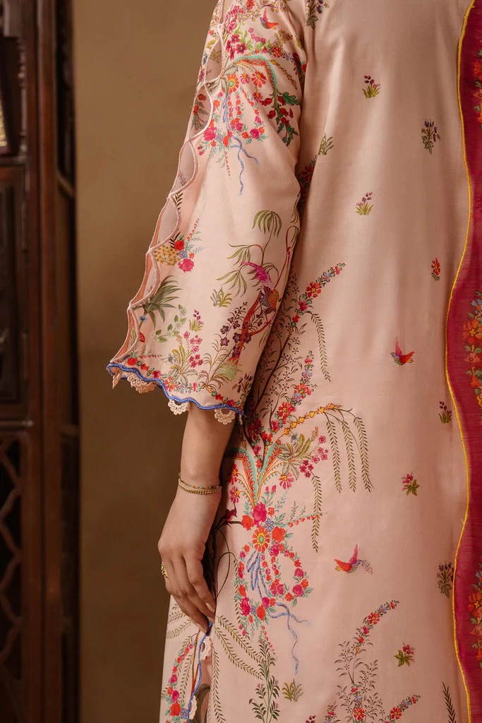 Muzlin Lawn 3 Piece Suit - SKU: M261-015B-CU