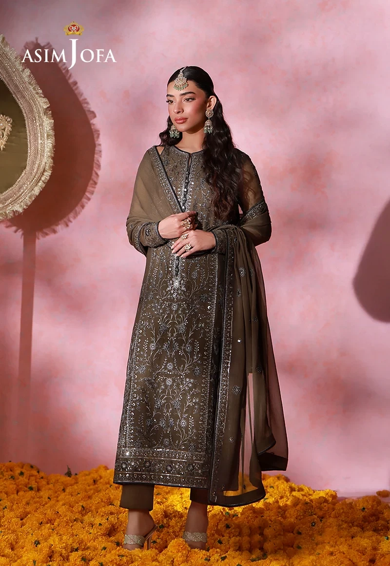 Embroidered Chiffon 3 Pcs - AJULFI-04-UNS