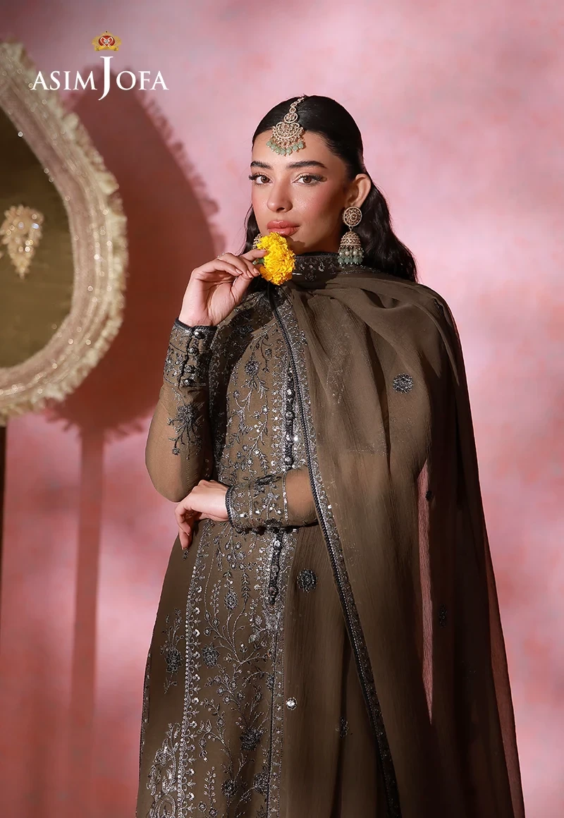 Embroidered Chiffon 3 Pcs - AJULFI-04-UNS