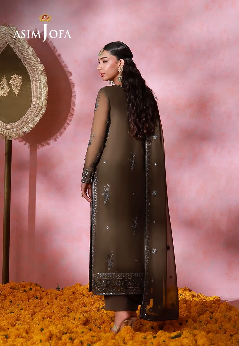 Embroidered Chiffon 3 Pcs - AJULFI-04-UNS