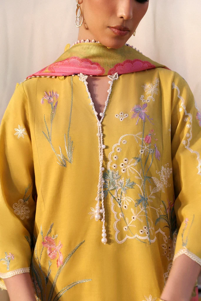 Muzlin Lawn 3 Piece Suit - SKU: M261-003B-CV