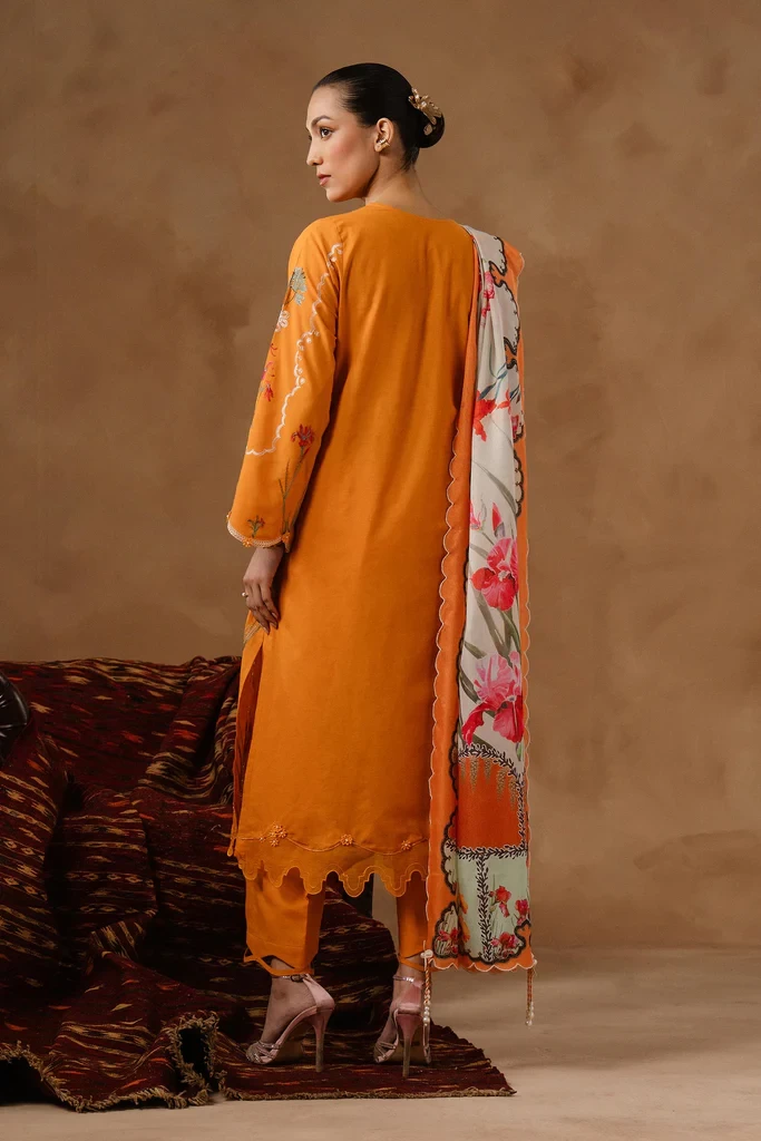 Muzlin Lawn 3 Piece Suit - SKU: M261-003A-CV