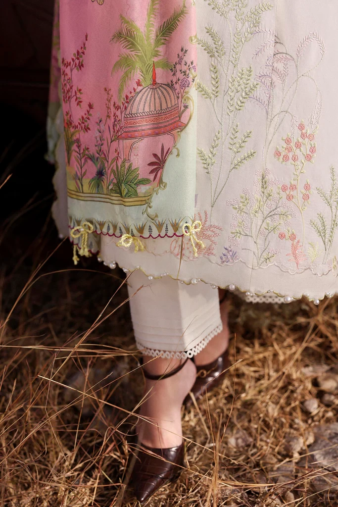 Muzlin Lawn 3 Piece Suit - SKU: M261-001A-CV