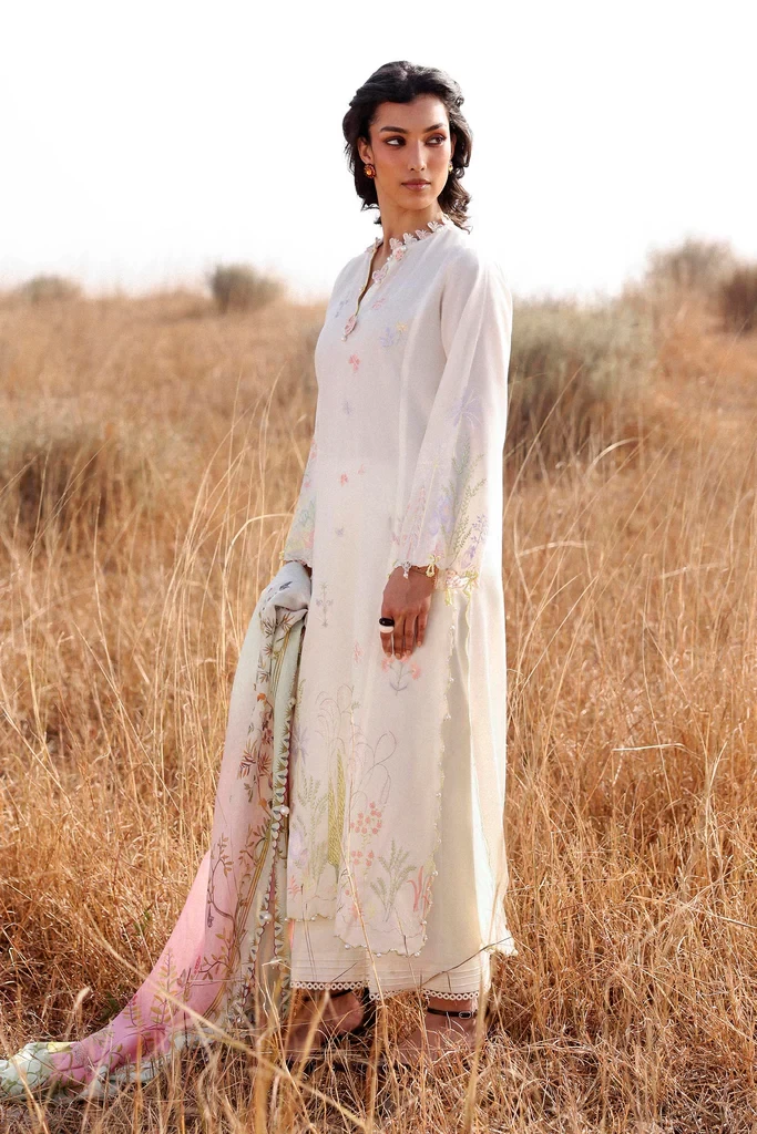 Muzlin Lawn 3 Piece Suit - SKU: M261-001A-CV