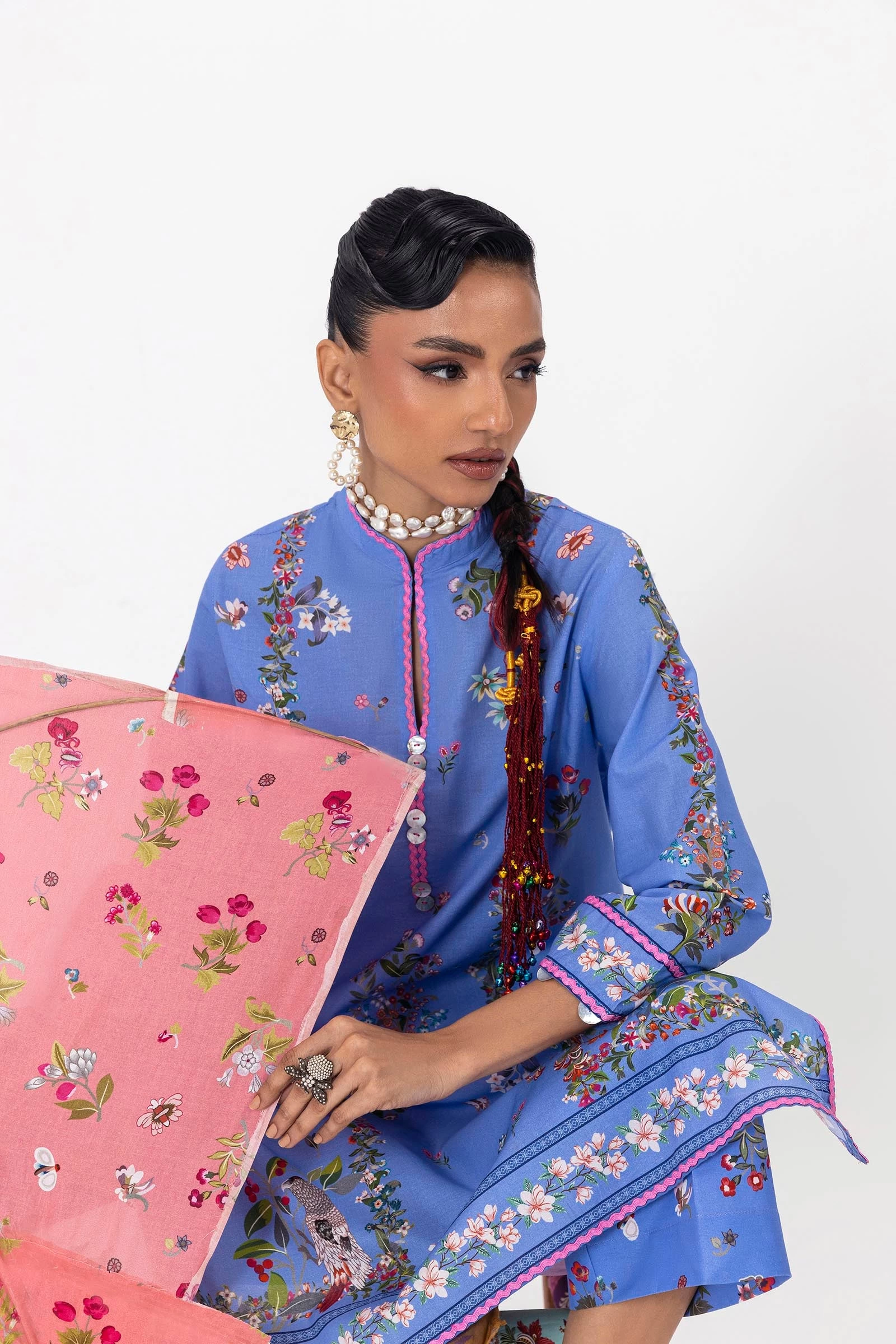 Mahay Lawn 2 Piece Suit - H261-006B-2C