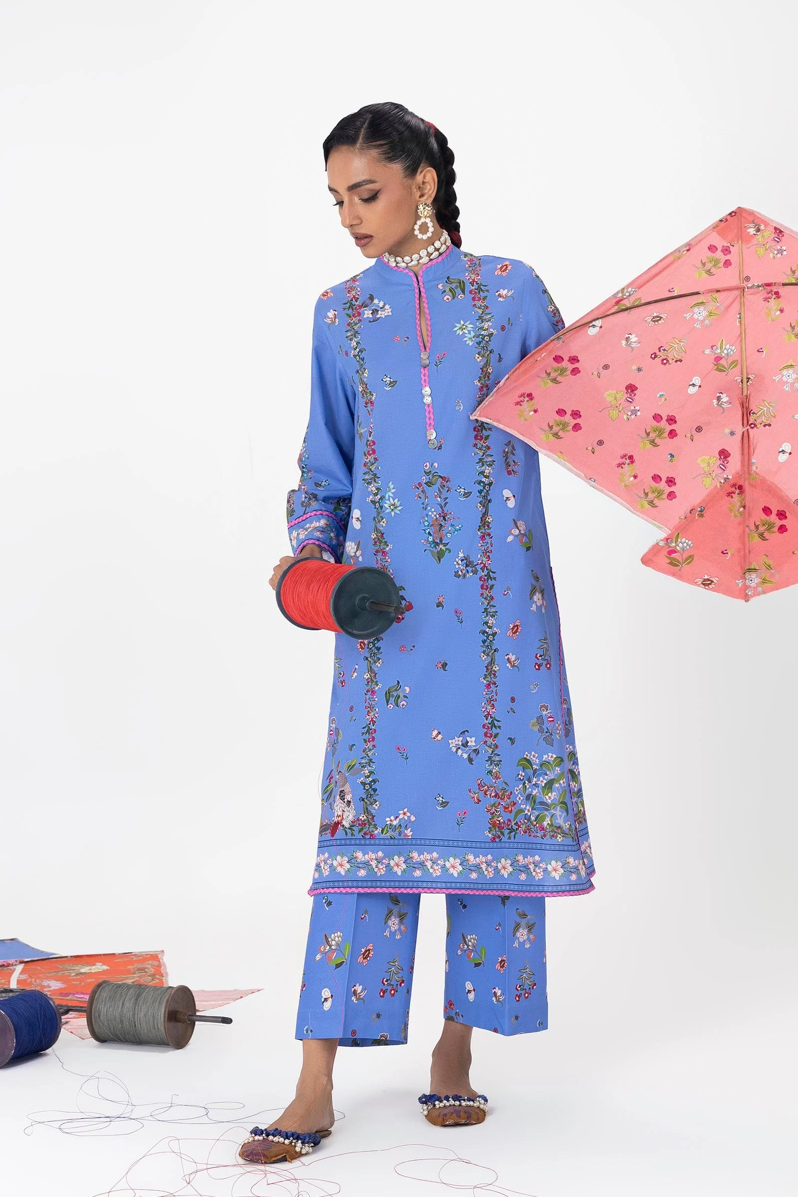 Mahay Lawn 2 Piece Suit - H261-006B-2C