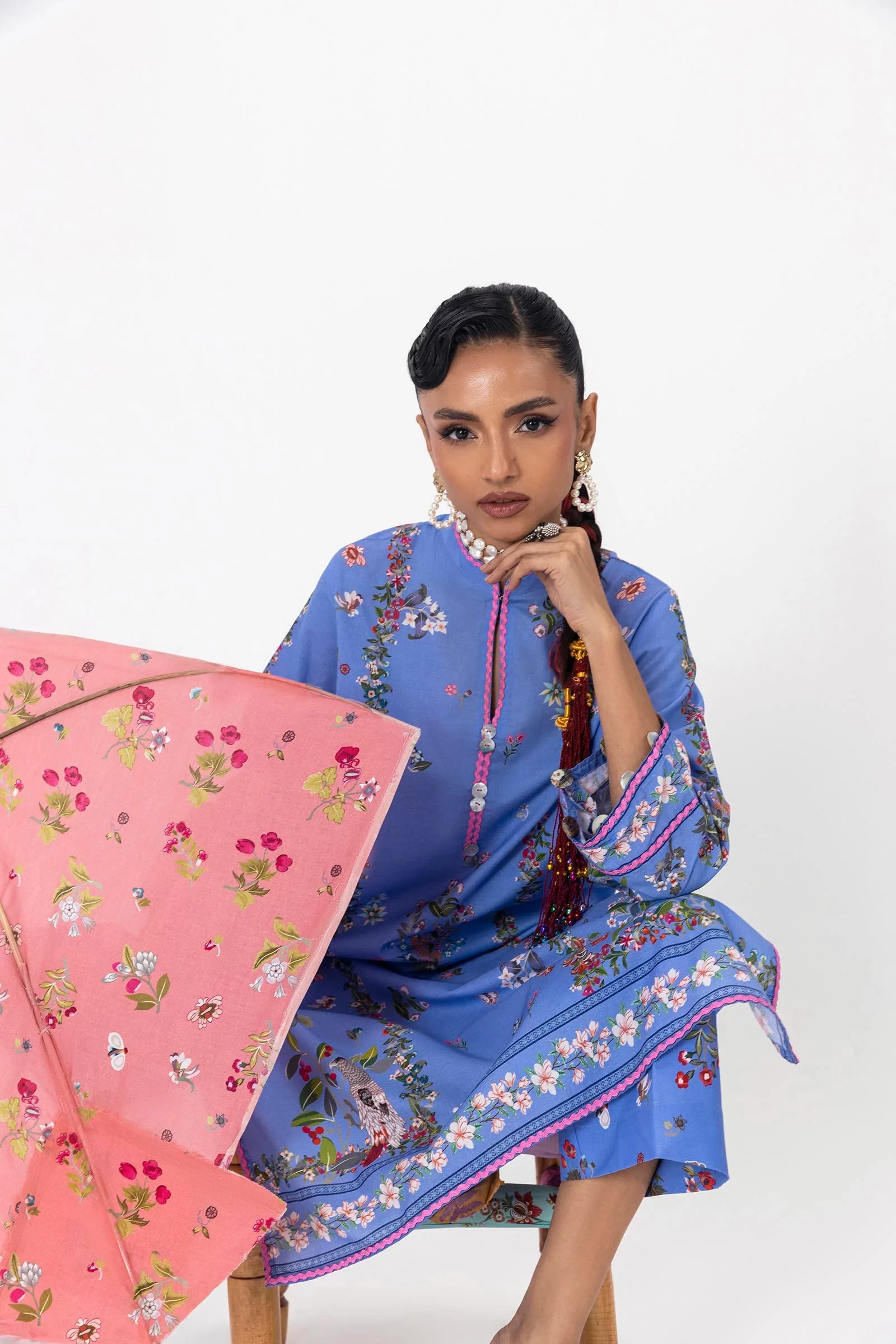 Mahay Lawn 2 Piece Suit - H261-006B-2C