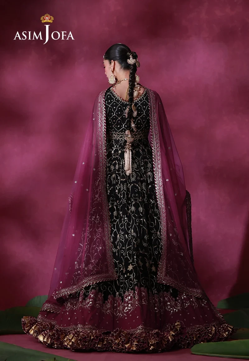 AJULFI-01 Embroidered Net 2 Pcs - AJULFI-01-UNS