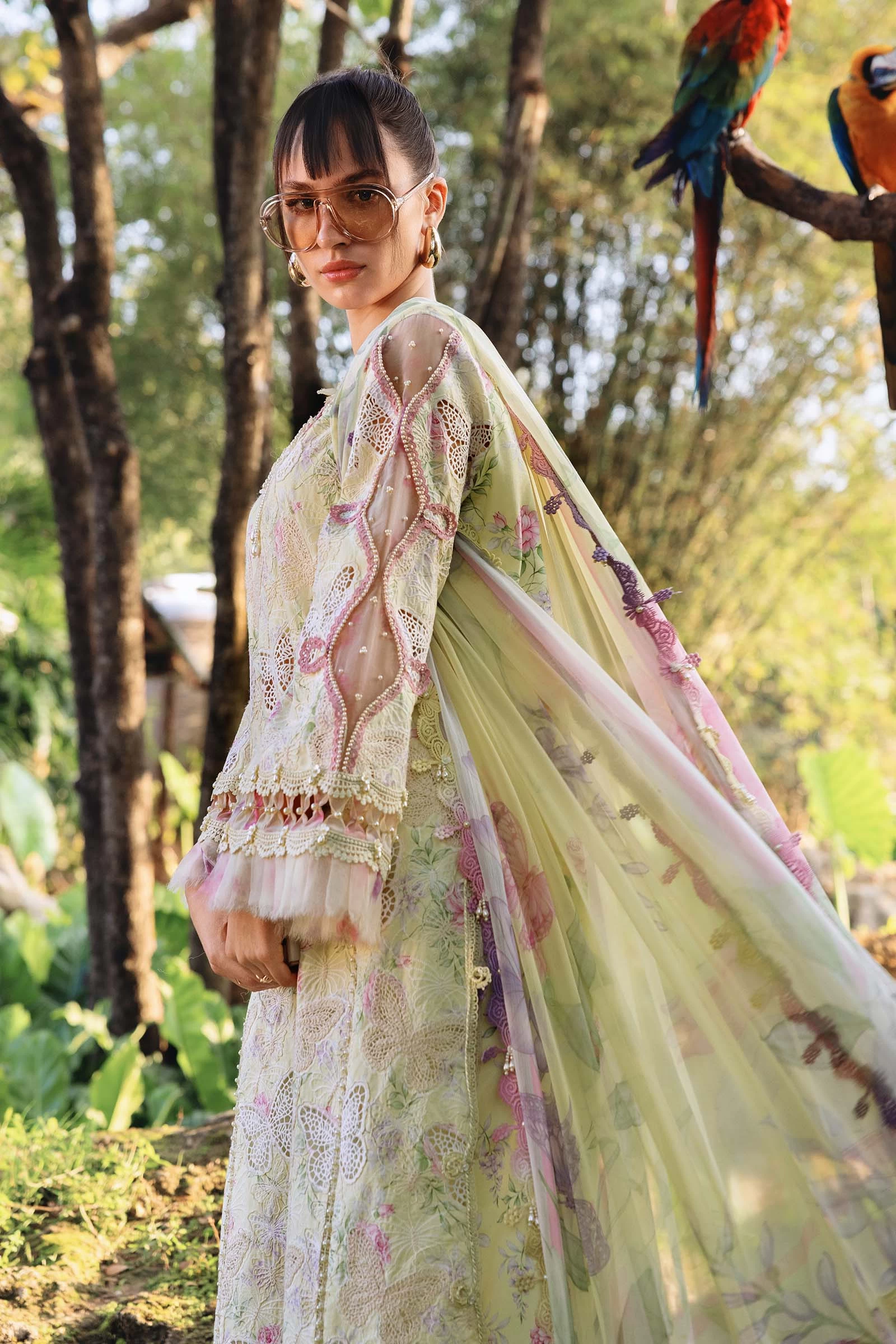 3 Piece Embroidered Lawn Suit - MPT-2901-B