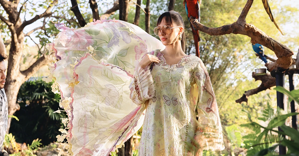 3 Piece Embroidered Lawn Suit - MPT-2901-B