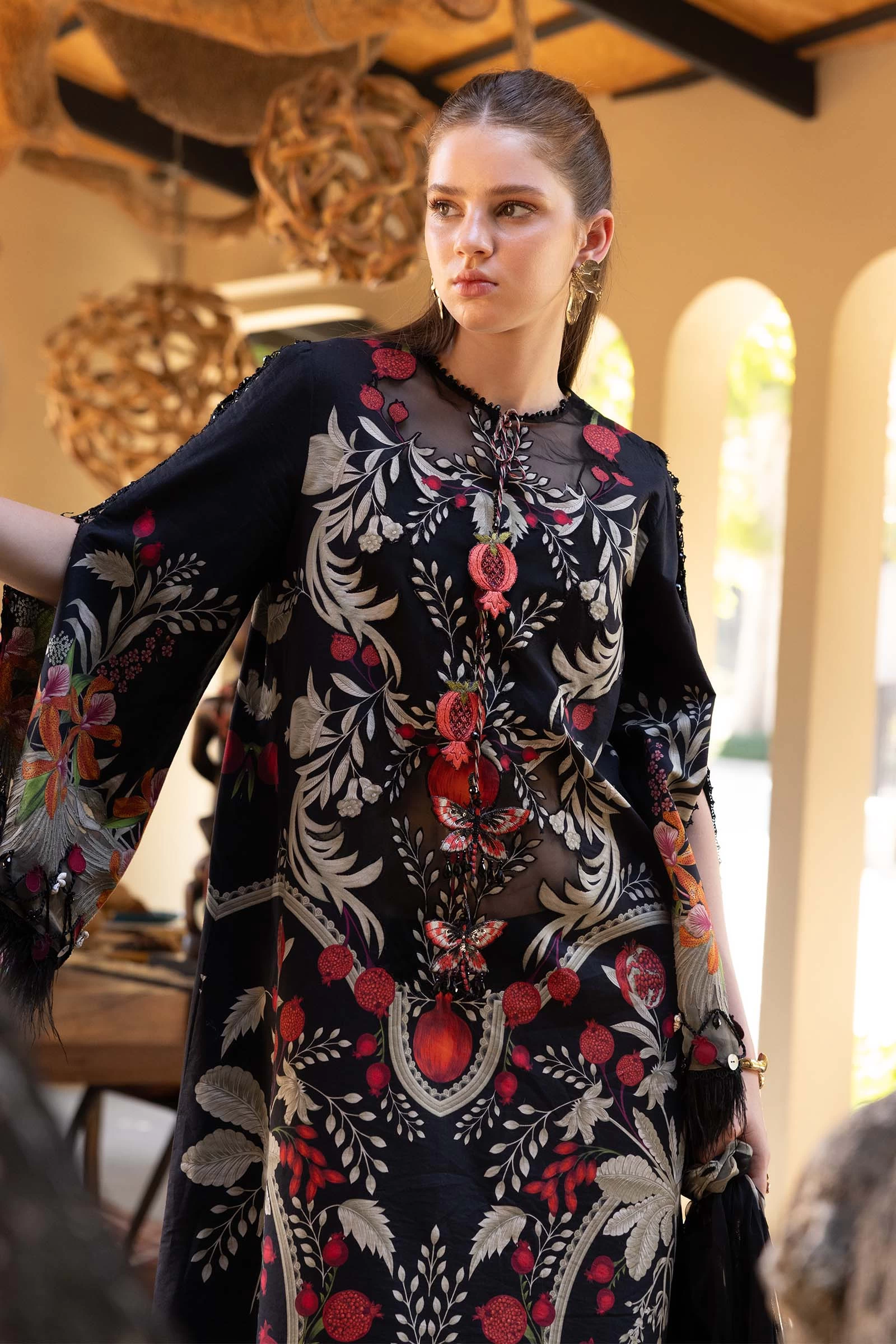 3 Piece Embroidered Lawn Suit - MPT-2912-B