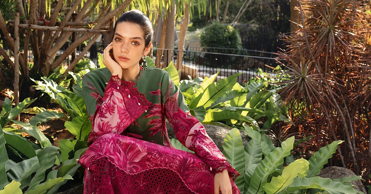 3 Piece Embroidered Lawn Suit - MPT-2911-B