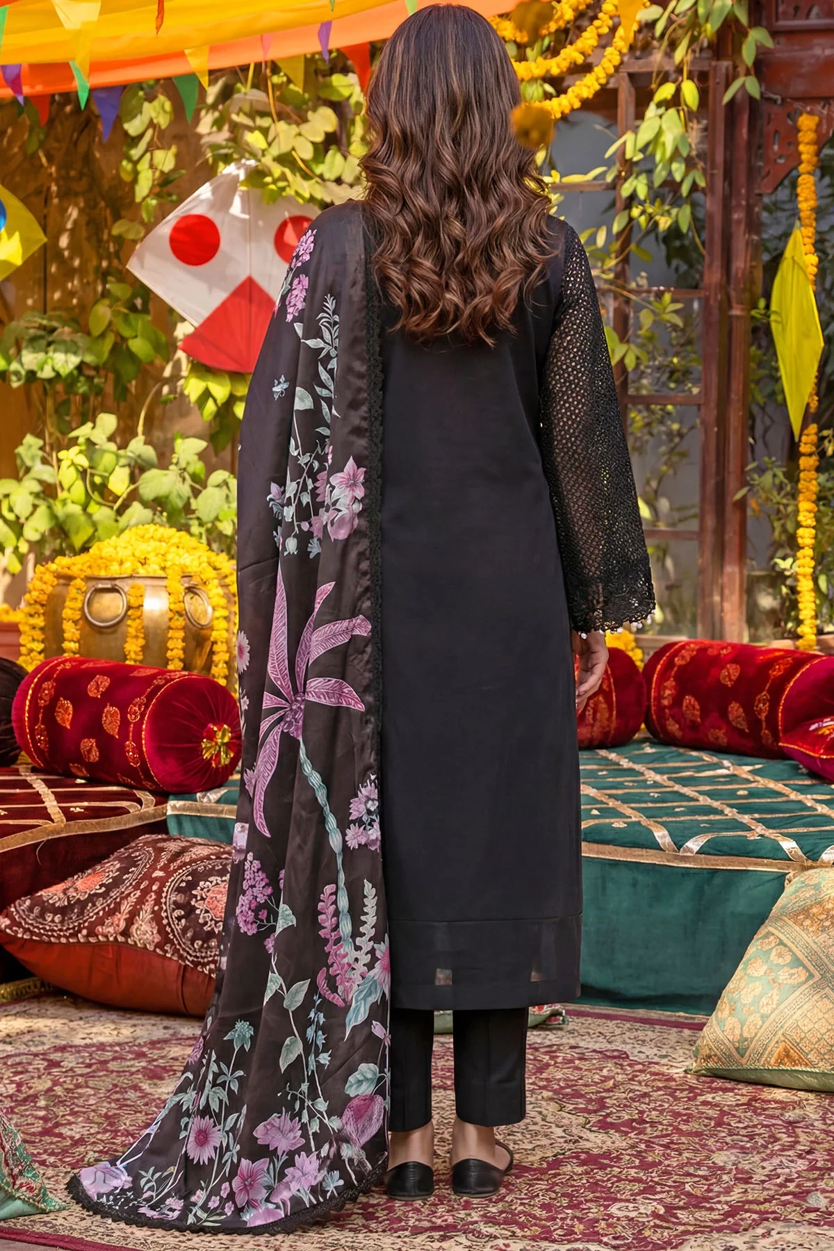 5925-DANDELION EMBROIDERED LAWN MWU05925-999-DANDELION