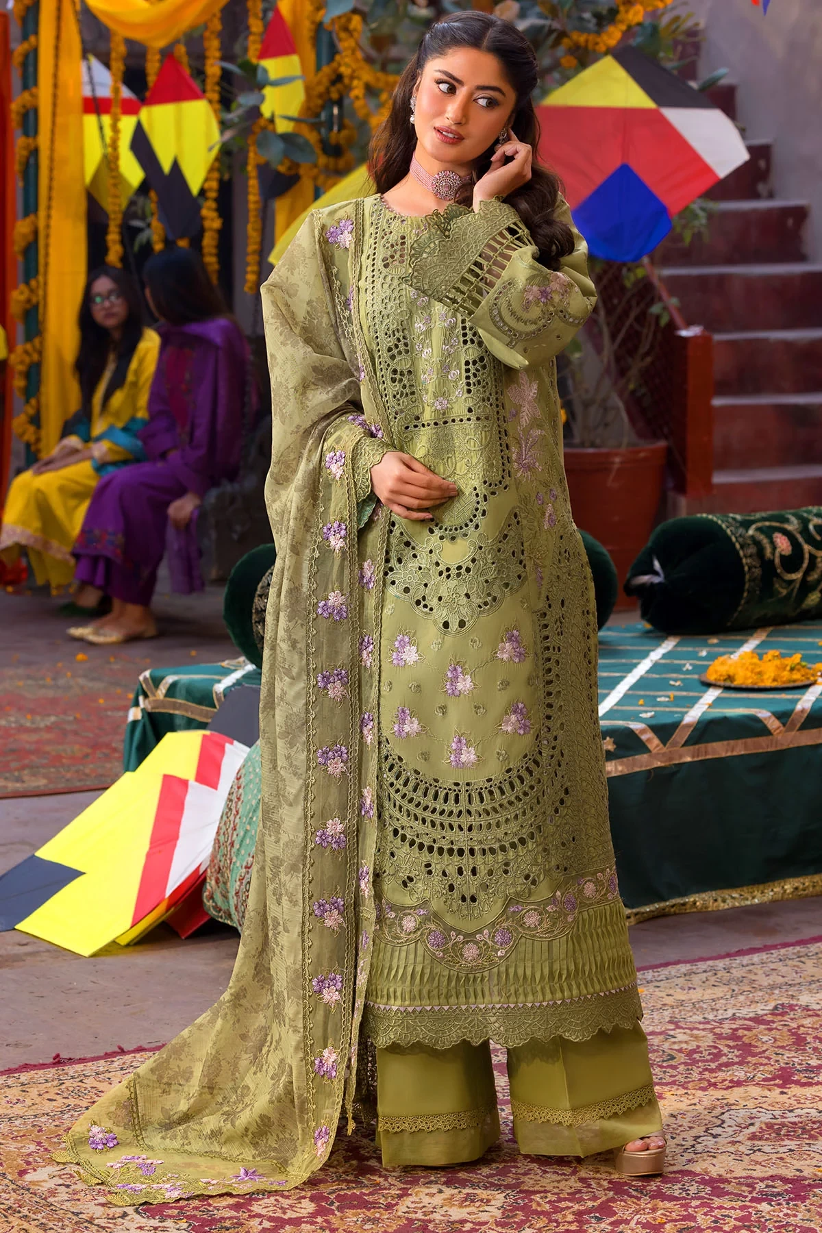 5932-NISA EMBROIDERED LAWN UNSTITCHED MWU05932-999-NISA