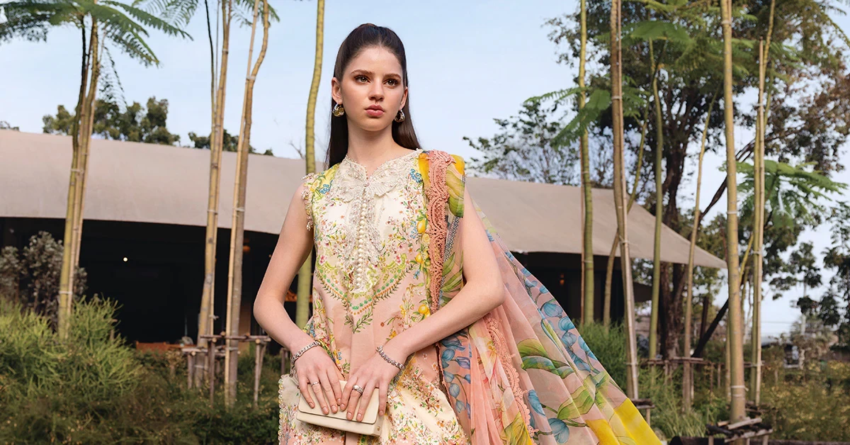 3 Piece Embroidered Lawn Suit - MPT-2908-A