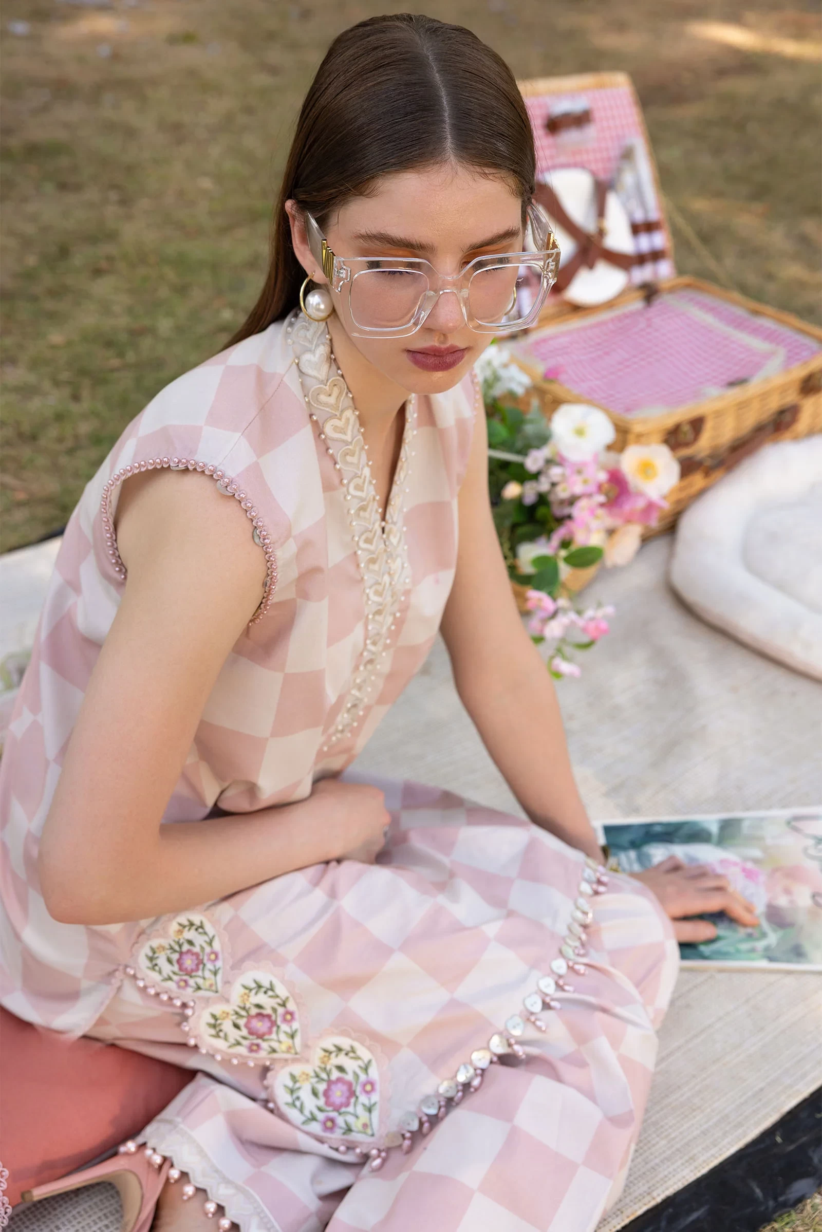 3 Piece Embroidered Lawn Suit - MPT-2906-A