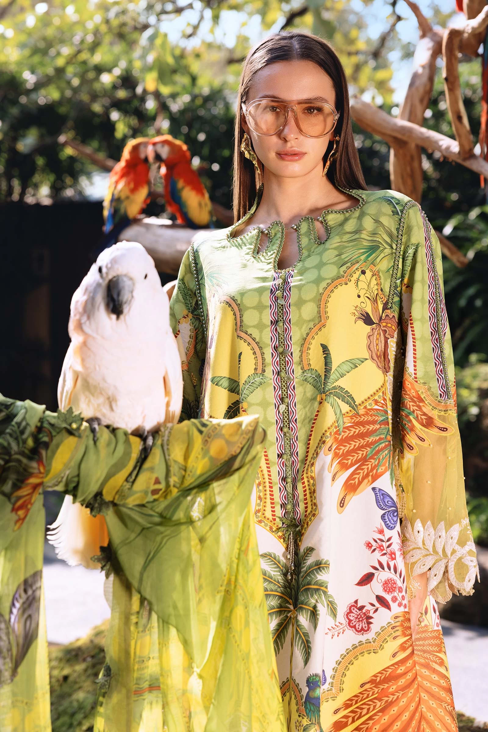 3 Piece Embroidered Lawn Suit - MPT-2905-B