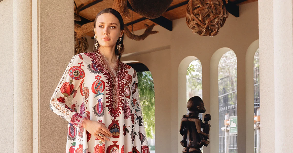 3 Piece Embroidered Lawn Suit - MPT-2903-A