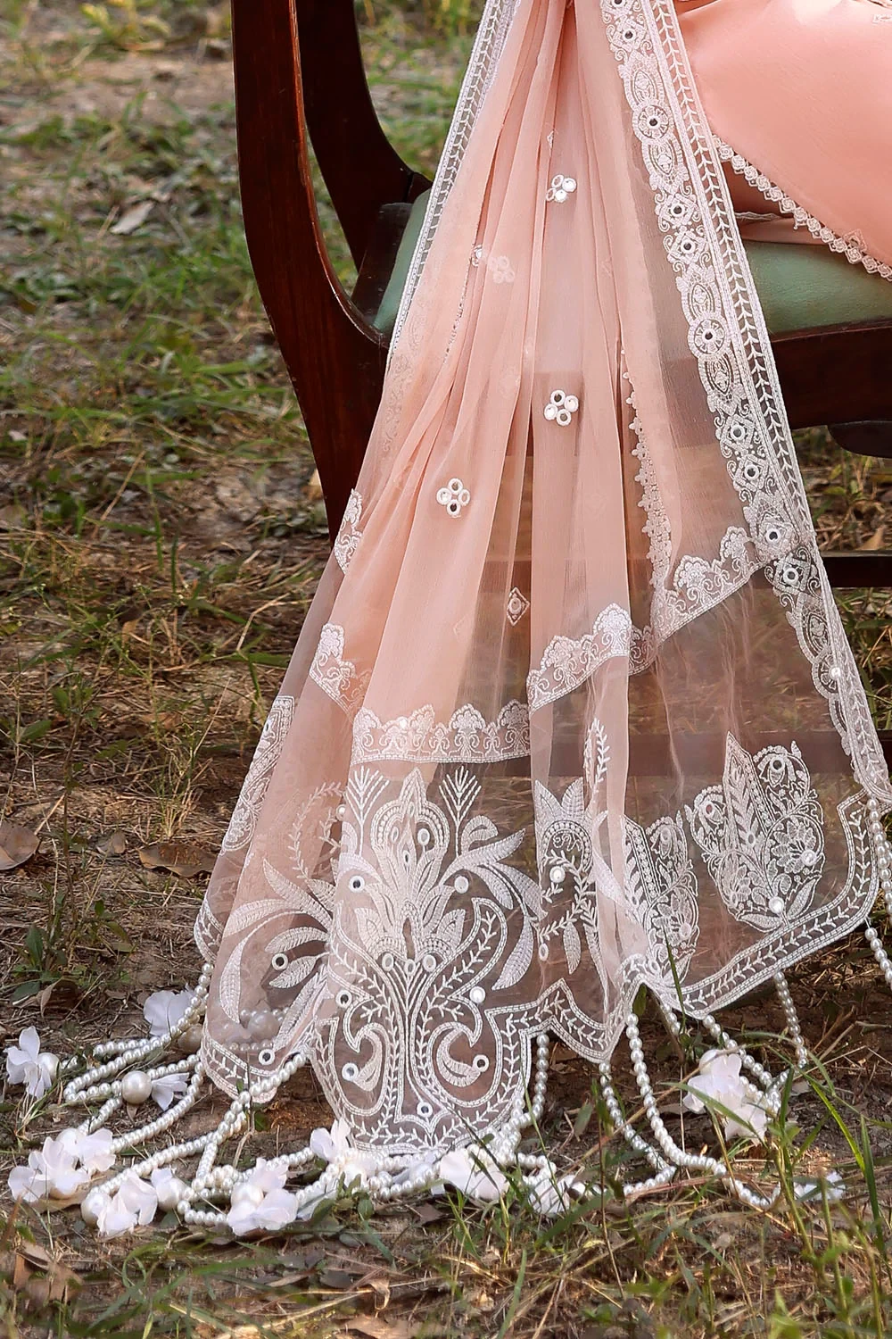 3 Piece Sequins Embroidered Lawn Suit with Chiffon Dupatta PM-62022 - W-FB-LUX-2