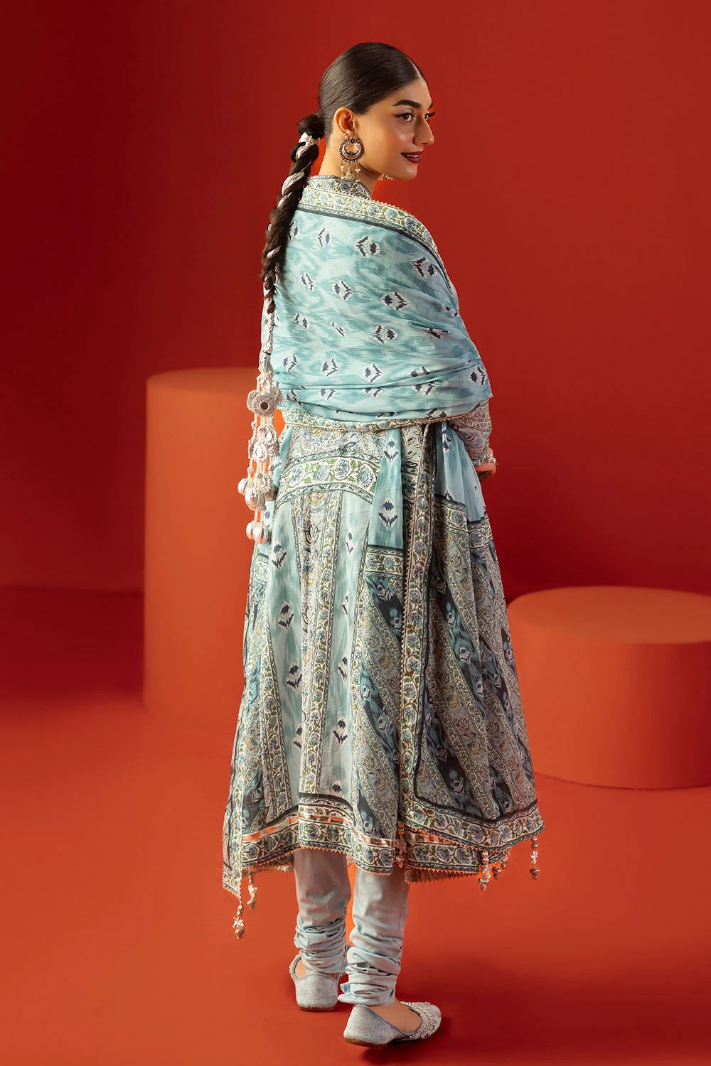 3 Piece Printed Lawn Suit with Dupatta CL-62303 - W-FB-HT-26-455541