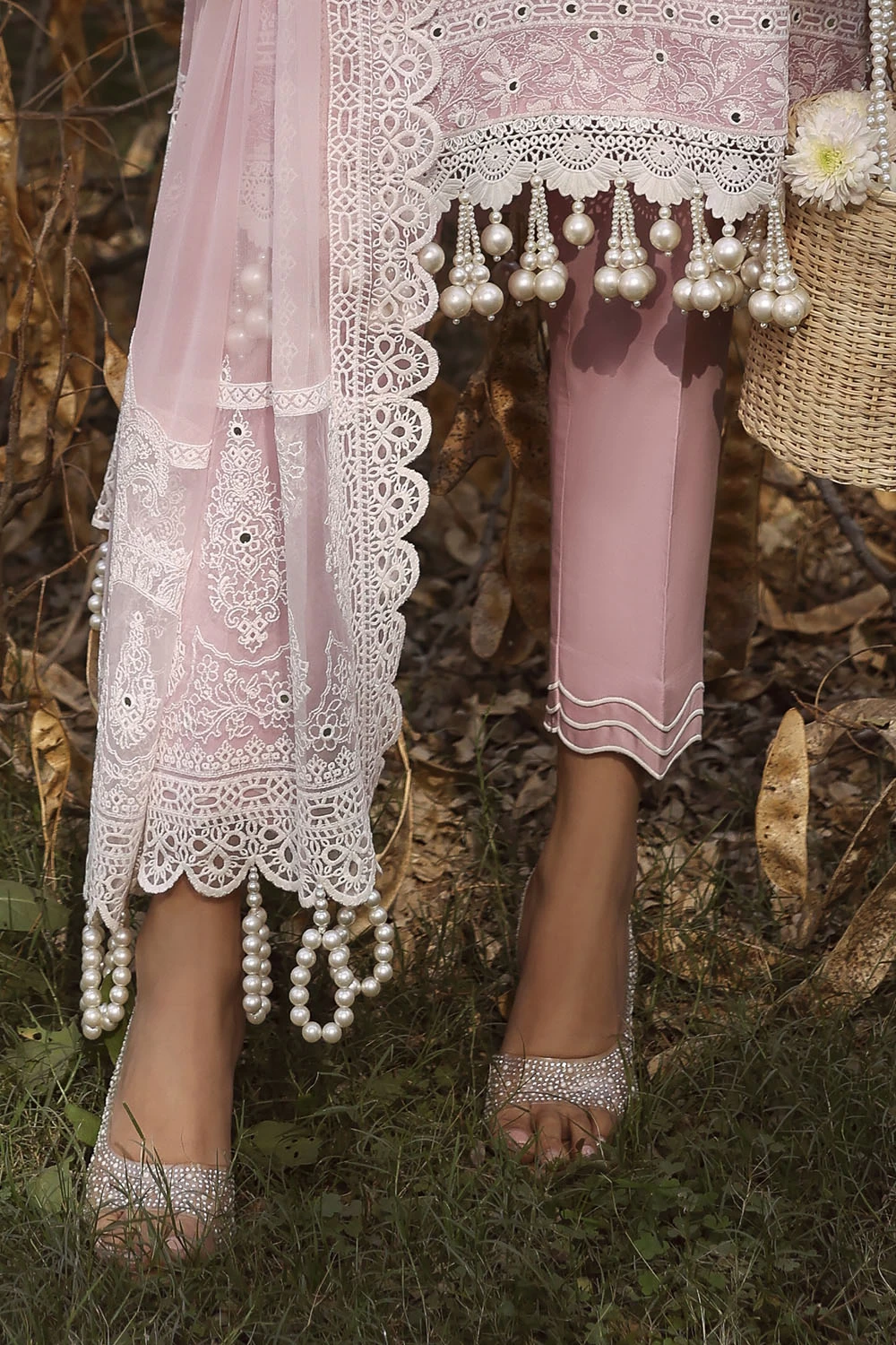 3 Piece Sequins Embroidered Lawn Suit with Chiffon Dupatta PM-62020 - W-FB-LUX-2
