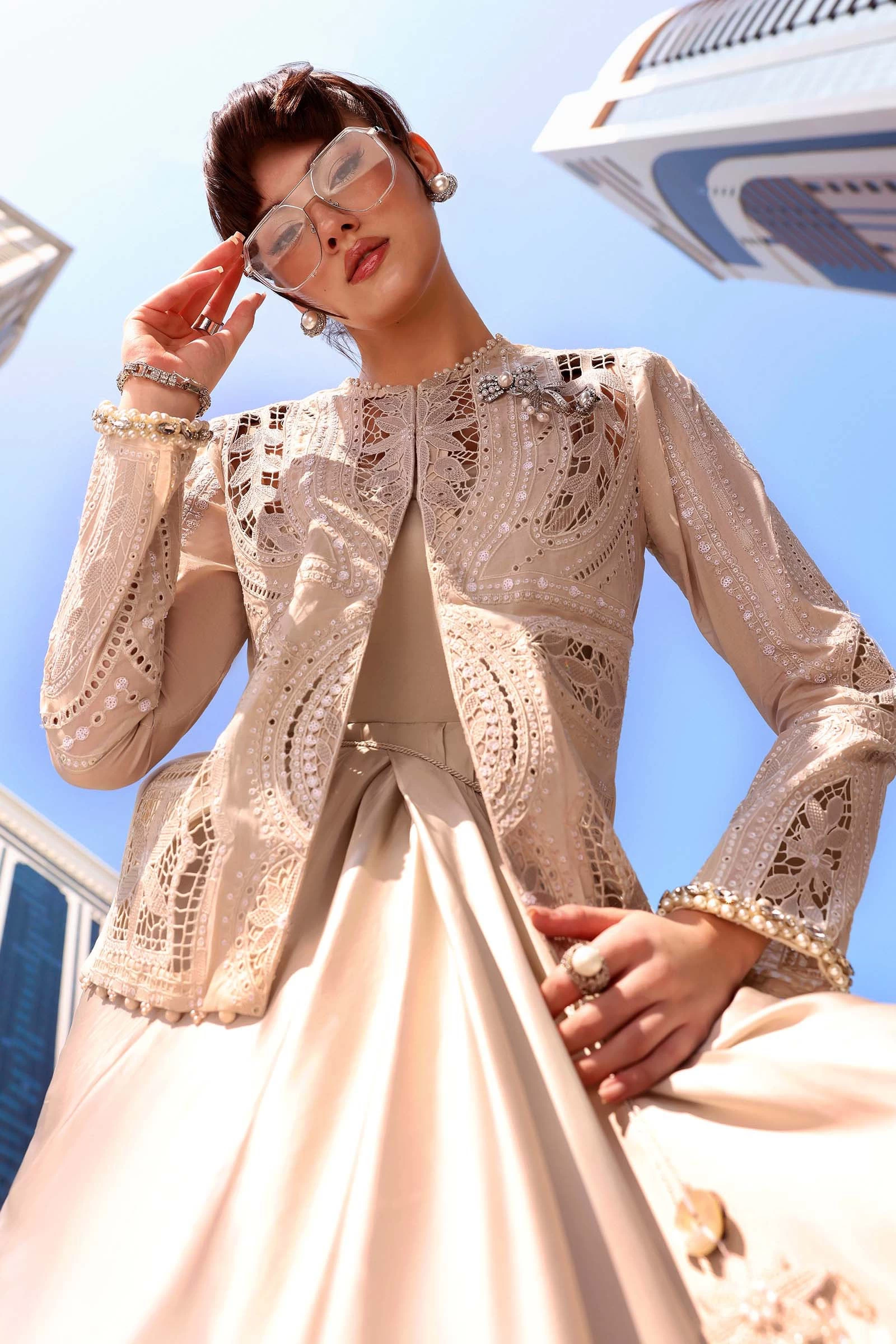 3 Piece Embroidered Lawn Suit - D-2608-A-Default